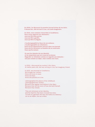 Chère Lisa - Louise Chevallet - Sheriff Gallery, Galerie d’art Paris - 3 - © SHERIFF • PROJECTS