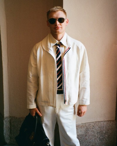 Thom Browne Men’s Spring 2027 - Stills, Retouche photo créative mode luxe - 2 - © SHERIFF • PROJECTS