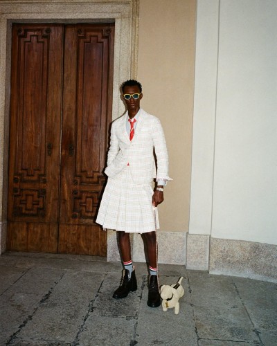 Thom Browne Men’s Spring 2027 - Stills, Retouche photo créative mode luxe - 6 - © SHERIFF • PROJECTS