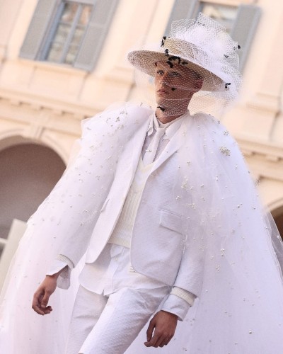 Thom Browne Men’s Spring 2027 - Stills, Retouche photo créative mode luxe - 31 - © SHERIFF • PROJECTS